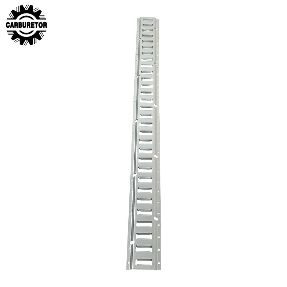 Silver 12 Pack 60" E Track Rail Sections With Mounting Hardware Fit For Garages