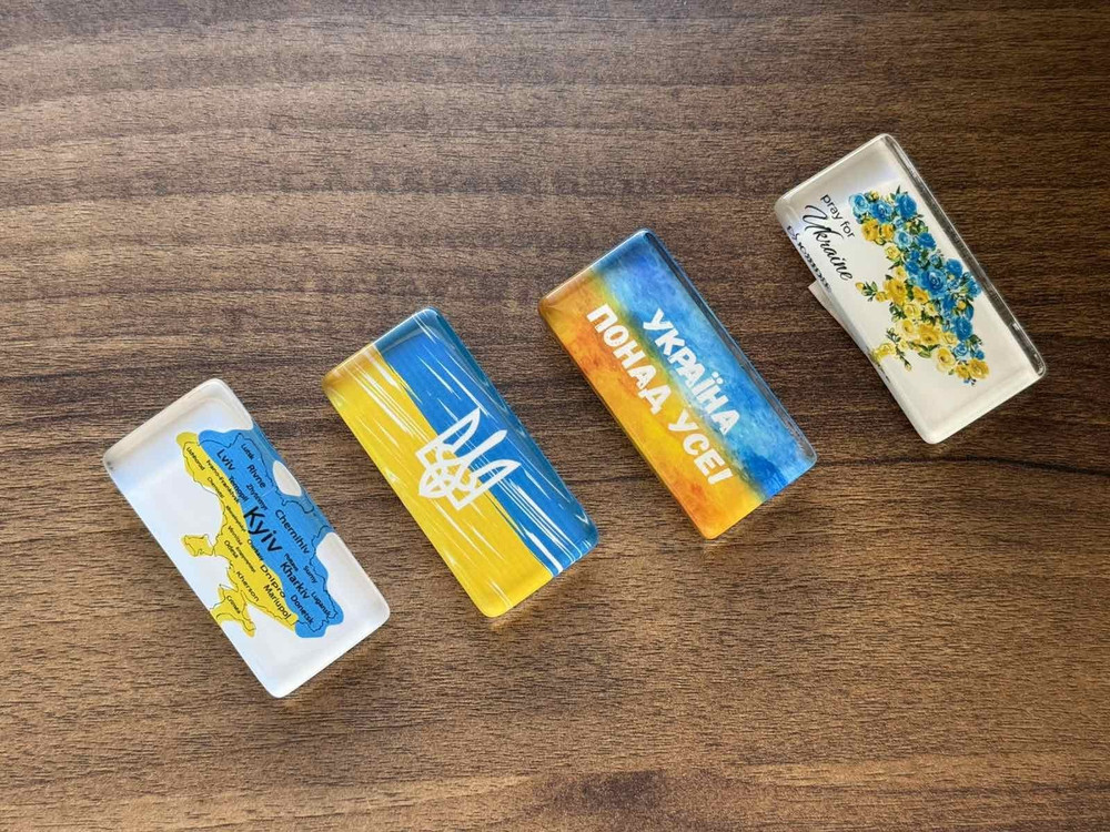 Fridge Magnet Ukrainian Map Gift Collection