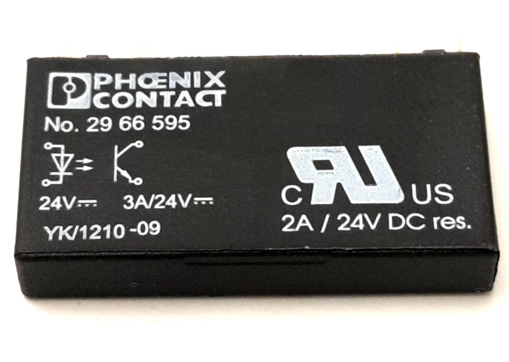 Phoenix Contact 29 66 595 29-66-595 Mini Solid State Relay 24v DC 3A, OPT-24DC