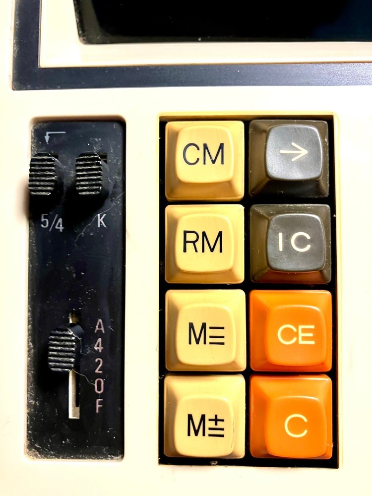 Teal 211D Vintage Calculator - TESTED/WORKS