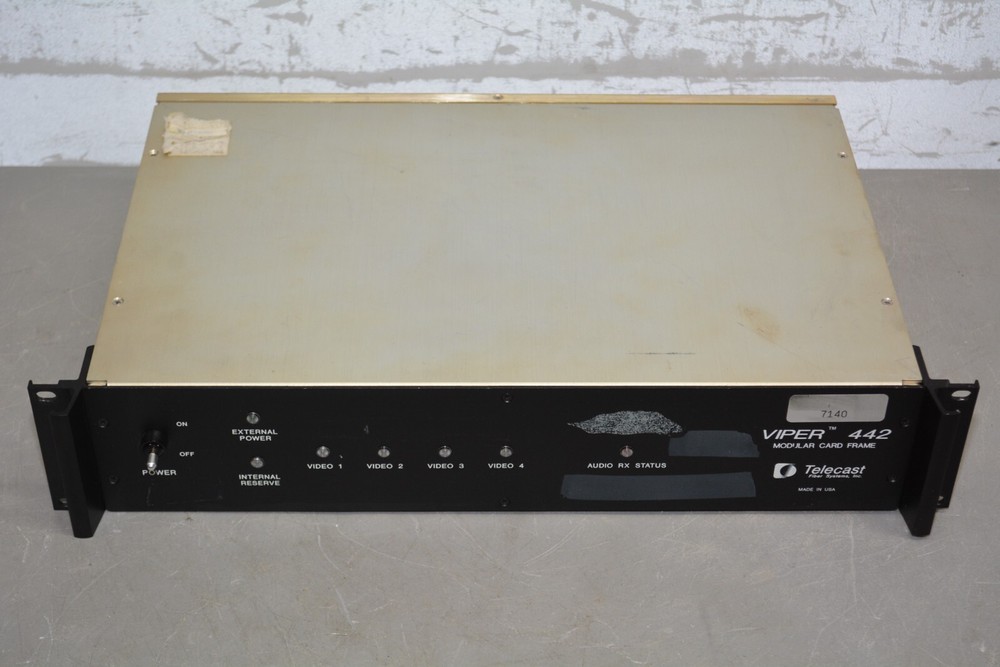 ^ Telecast Fiber Systems Viper 442 Modular Card Frame #X3045