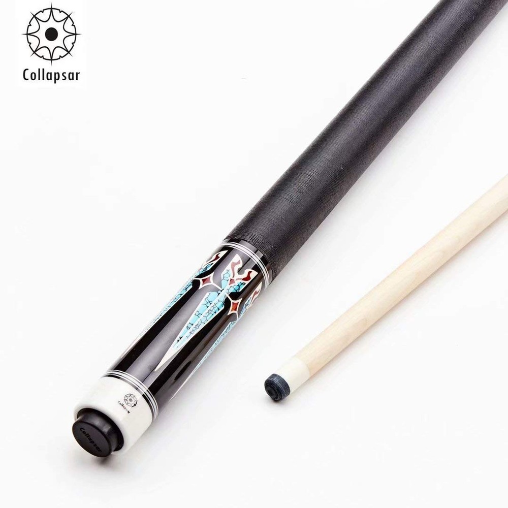 Collapsar CH Pool Cue with Soft Cues Case Sets,58" 2-Piece Custom Professiona...