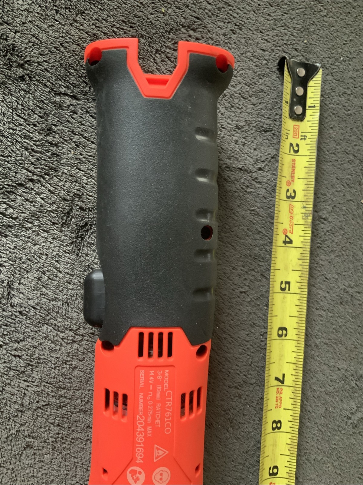 Snap On Ctr761co, 3/8” Dr Cordless Ratchet, Used Once, Orange, Works Fine…