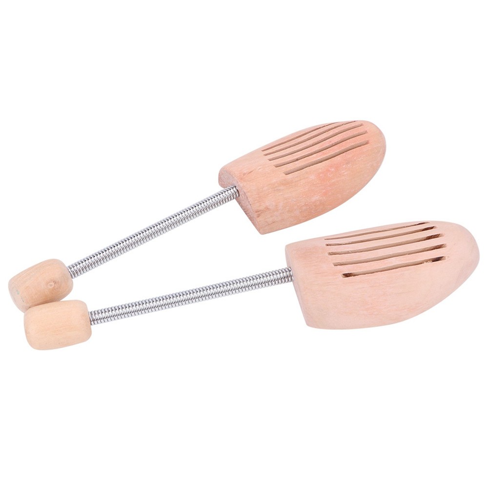 2Pcs Wood Shoe Tree With Spring Column Size 39-40
