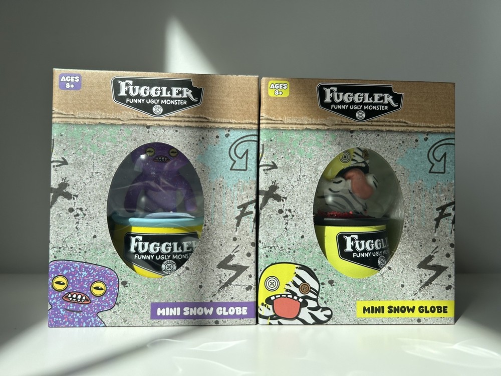 (2) Fuggler Snow Globes, New