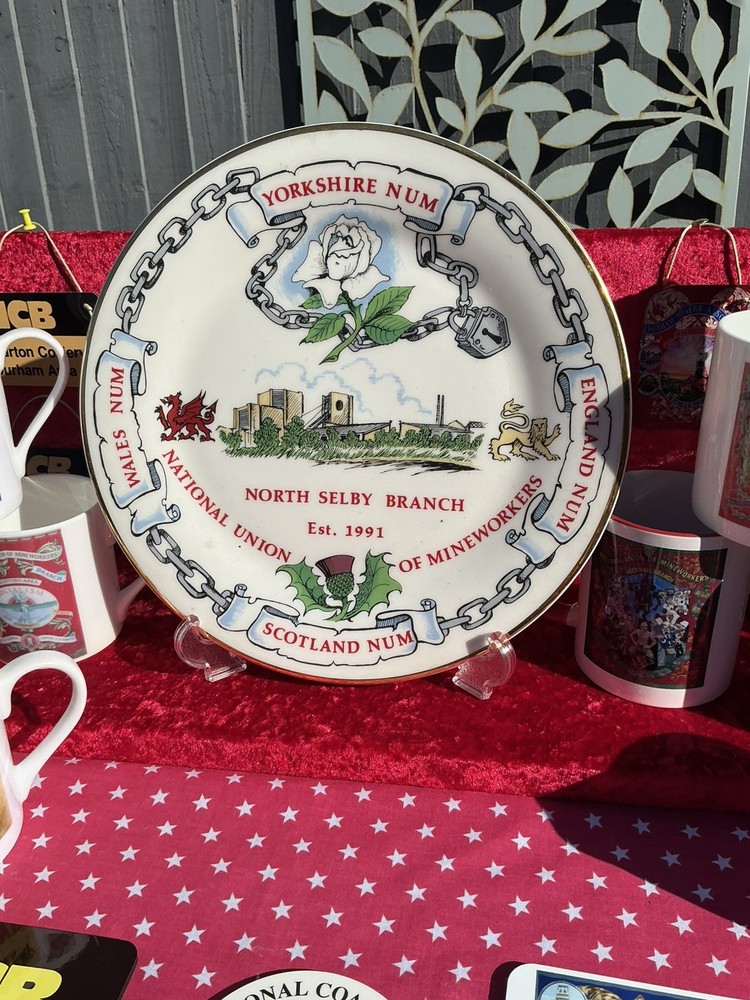 Selby colliery Miners Plate