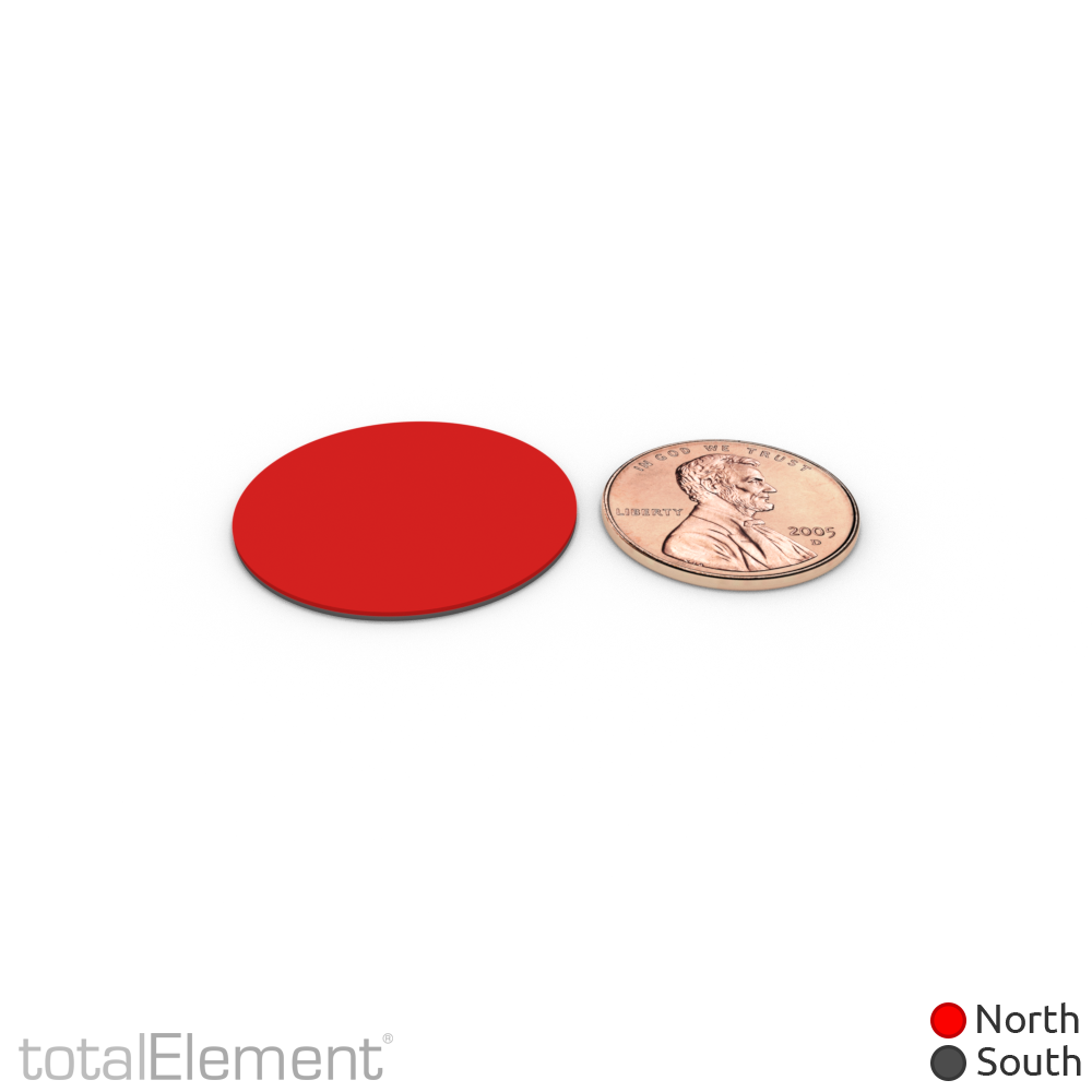 1 x 1/32 Inch Thin Neodymium Rare Earth Disc Magnets N52 (24 Pack)