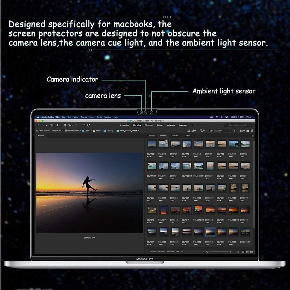 Blue Light Blocking Anti-Glare Screen Protector for MacBook Pro 15 inch 2012-...