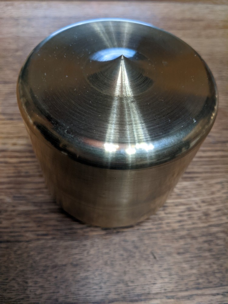 1-Threaded Mapleshade Megafoot 3" Tall 3" Diameter polished new