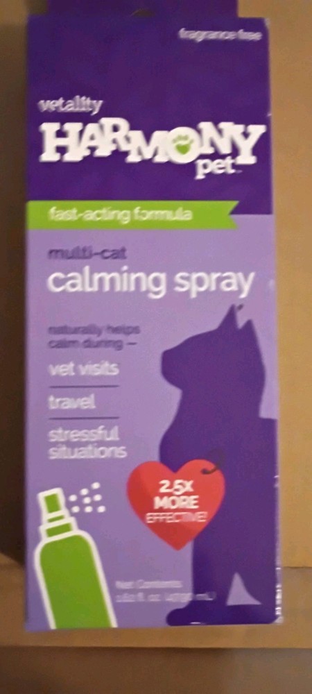 Vetality. Harmony Pet. Calming Spray For Cats.