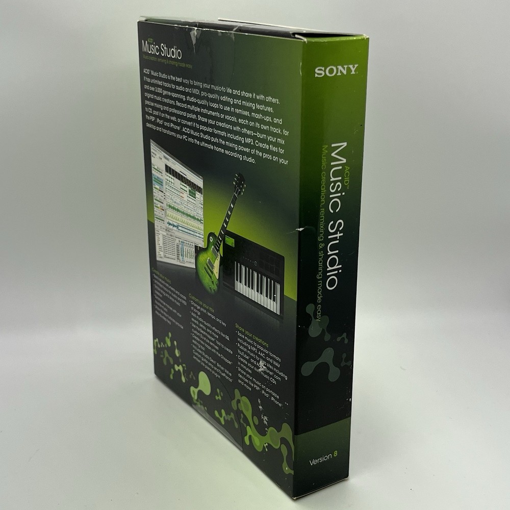 SONY ACID MUSIC STUDIO Version 8 **FAST SHIPPING**