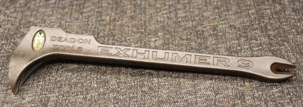 Dead On Tools Exhumer 9 Long Nail Puller Multi-Tool Pry Bar Hammer