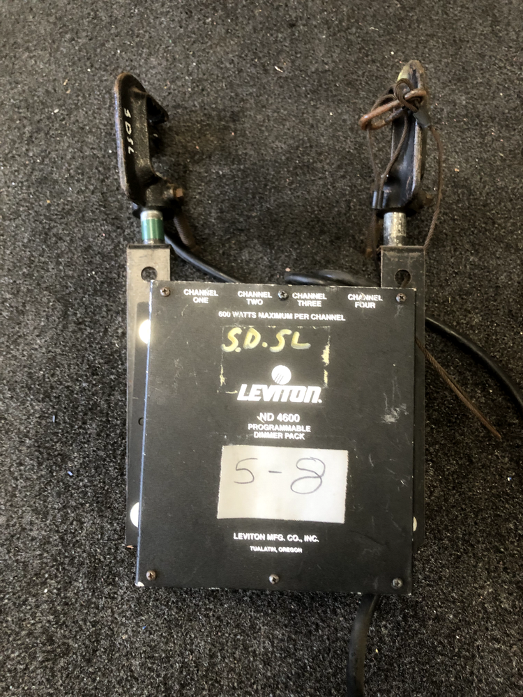 Leviton ND 4600 4-Channel Audio Filtering Programmable Micro Plex Dual SCR