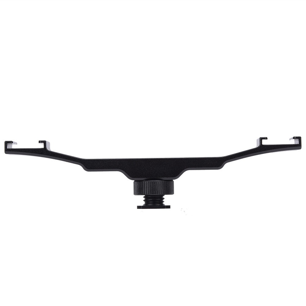 Double End Cold Shoe Mount Bracket Extension Rod For Camera Flash Fill Light Fit