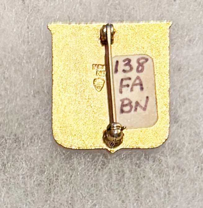WWII 138th Field Artillery DI PB