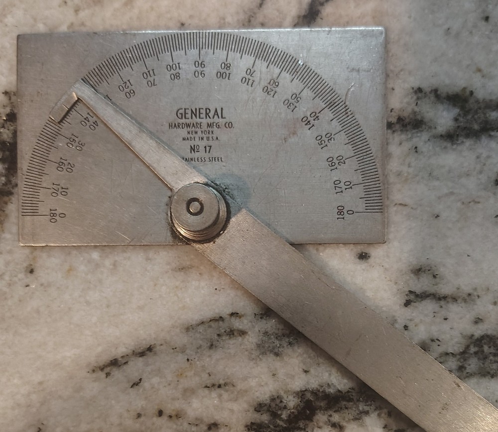 🔨GENERAL NO 17 PROTRACTOR MACHINIST/ TOOLMAKER