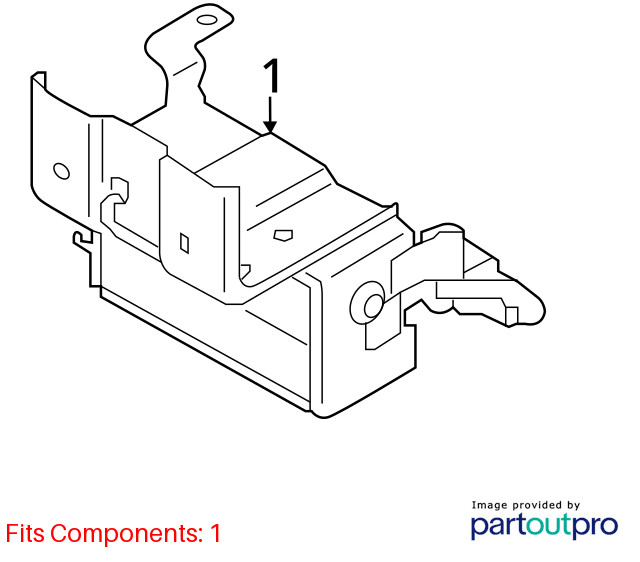 2014 Infiniti QX80 OEM 284371LA0C Front Radar Cruise Module