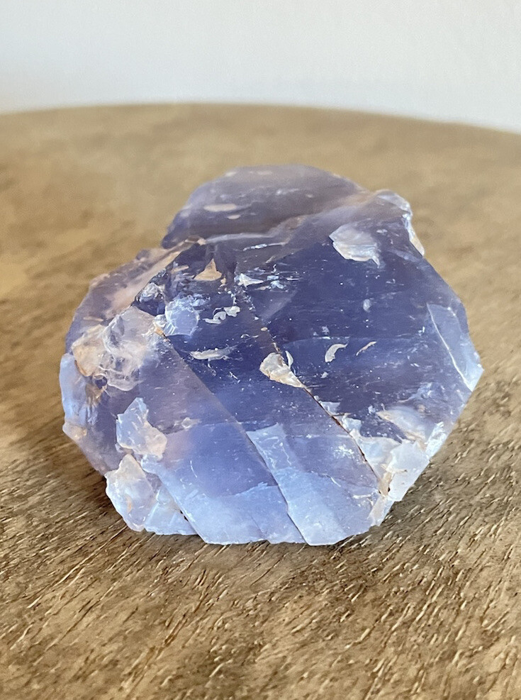 Vivid Purple-Blue Fluorite Crystal Cluster