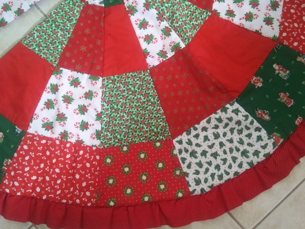 patchwork Christmas Tree Skirt