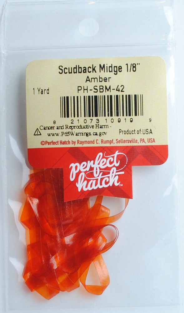 Perfect Hatch Scudback Midge 1/8" for Fly Tying