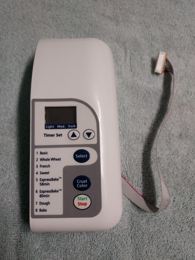 Sunbeam Model  5833 Bread Maker Machine Control Panel - OEM - Tested & Works