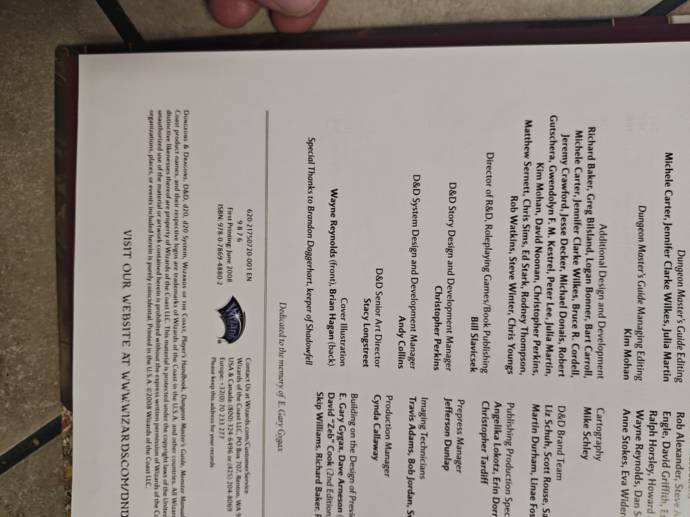 Dungeons & Dragons 4th Edition Dungeon Master's Guide