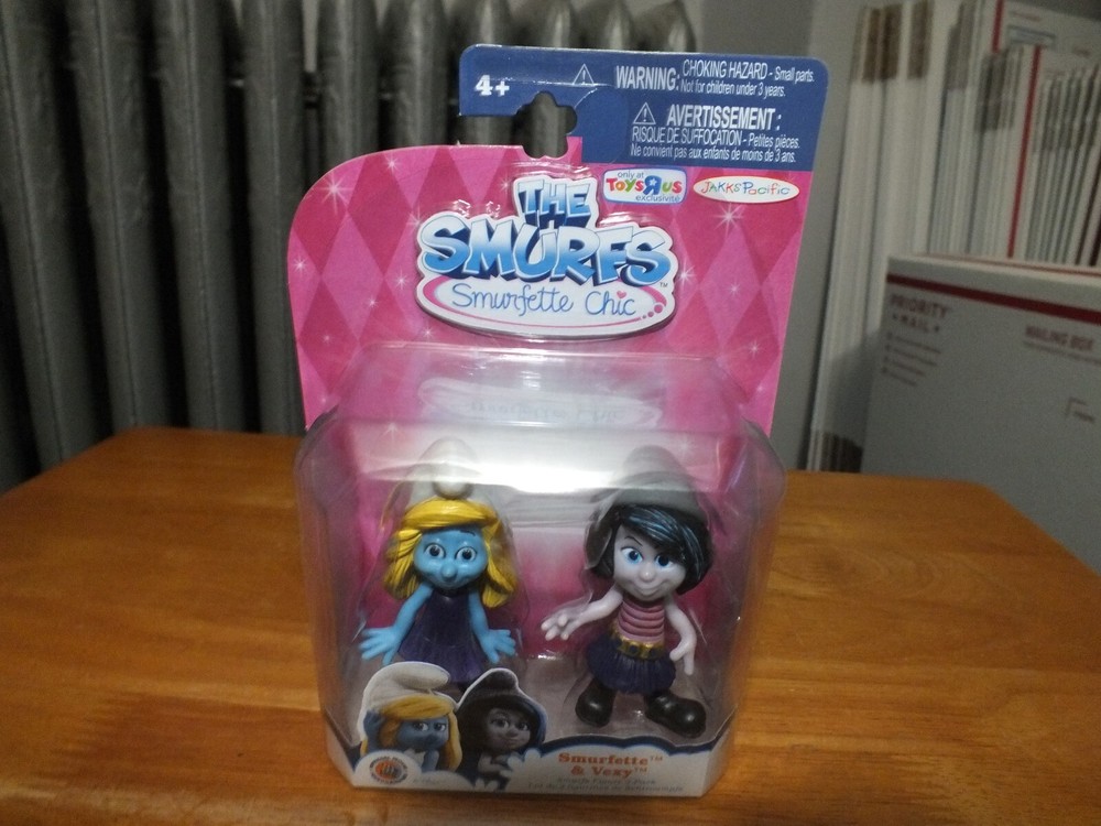 THE SMURFS SMURFETTE CHIC 2 PACK 2.5" SMURFETTE & VEXY NIP 2013