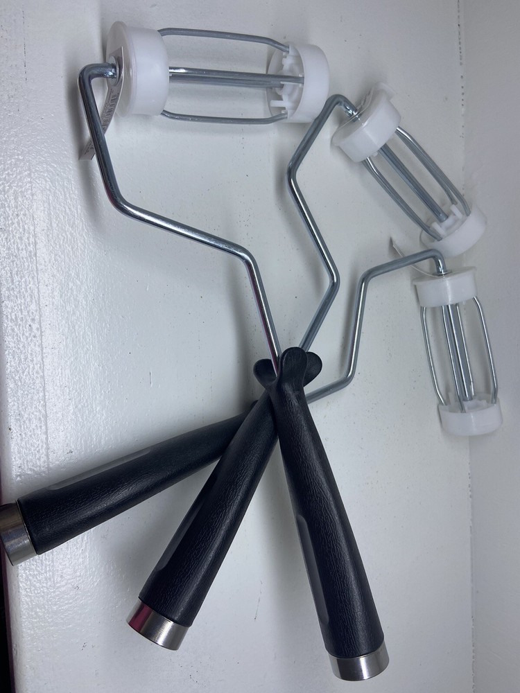 4" Paint Roller Handle/4-Wire Cage Frame /SET 3