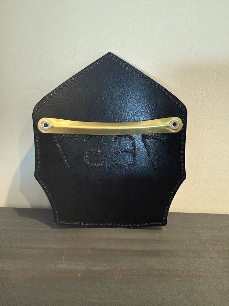 Firefighter Leather Red Shield Traditional #7667