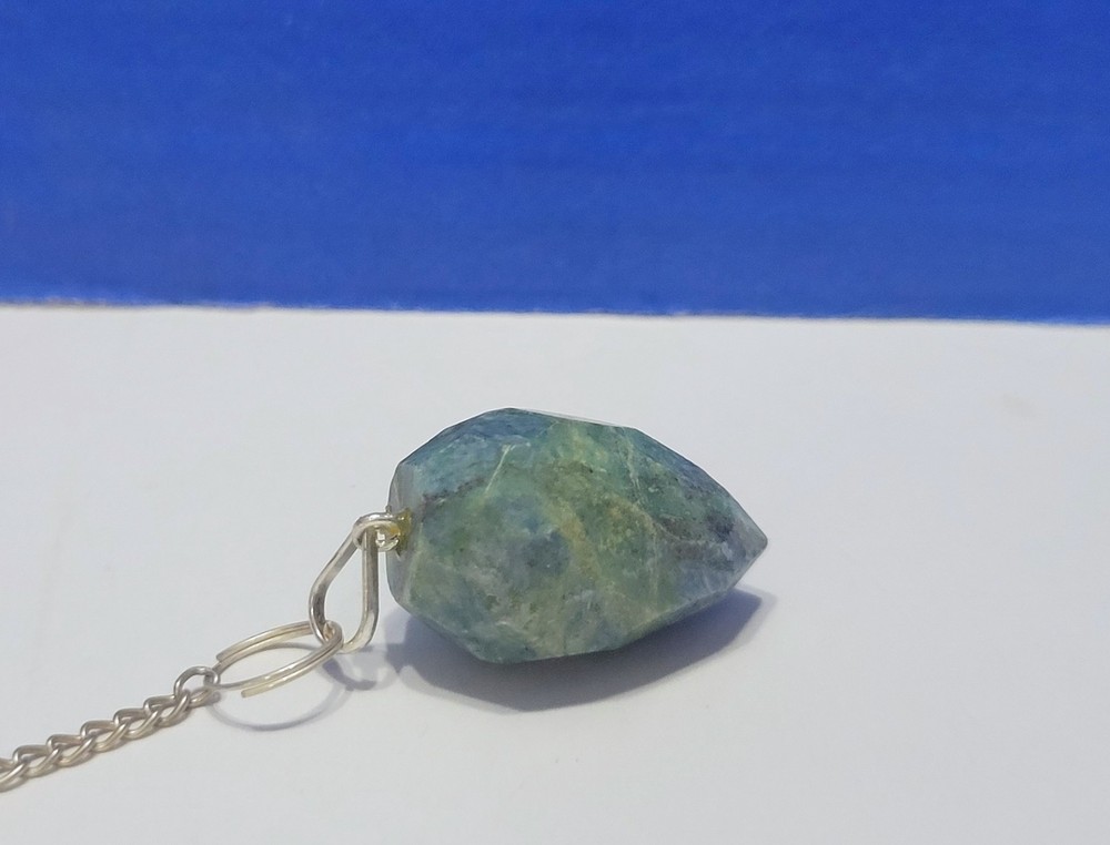 Vintage Ruby in Fuchsite Pendulum for Dowsing