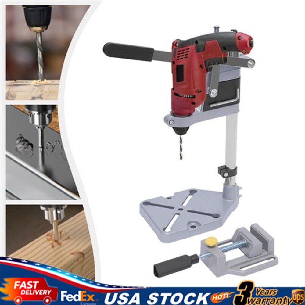 Single-Hole Adjustable Drill Press Stand for Precise Drilling Tasks