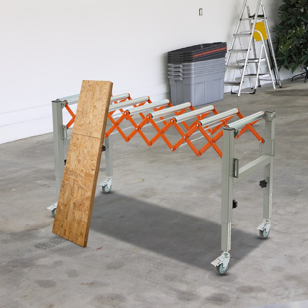 Adjustable Conveyor Table Flexible & Extendable Conveyor Roller Table 50kg max.