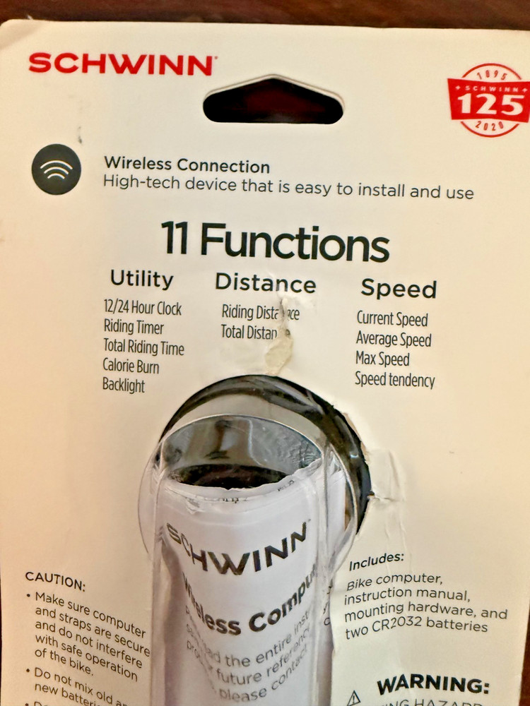 Schwinn ~ 11 Function Wireless Computer "New in pkg"