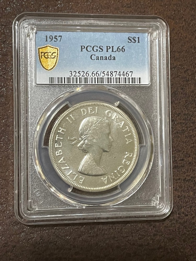 1957 Canada $1 NGC PL 66