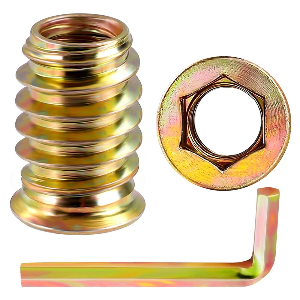 3/8-16 Threaded Inserts for Wood Screw In Nutsert 20mm 20 Pack