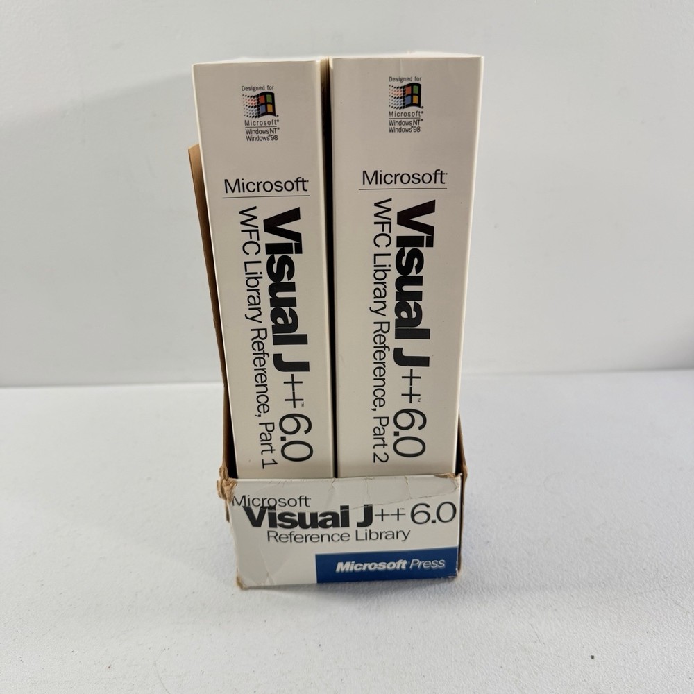 Microsoft Visual J++ 6.0 Reference Library 1998 Microsoft Press 2 Book Set