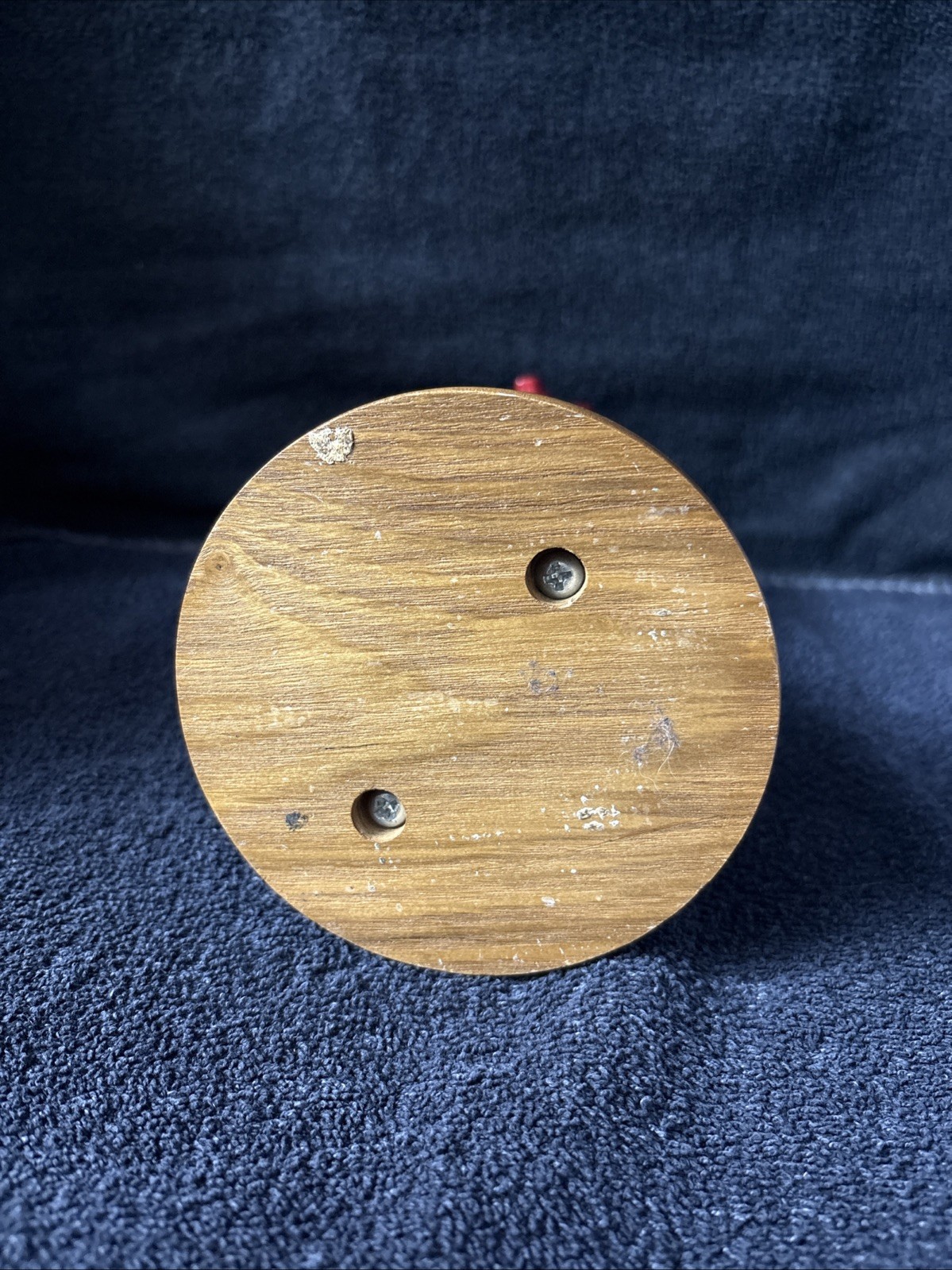 Vintage Fire Hydrant Waterous Desktop Heavy Metal Salesman Sample Wood Base Red