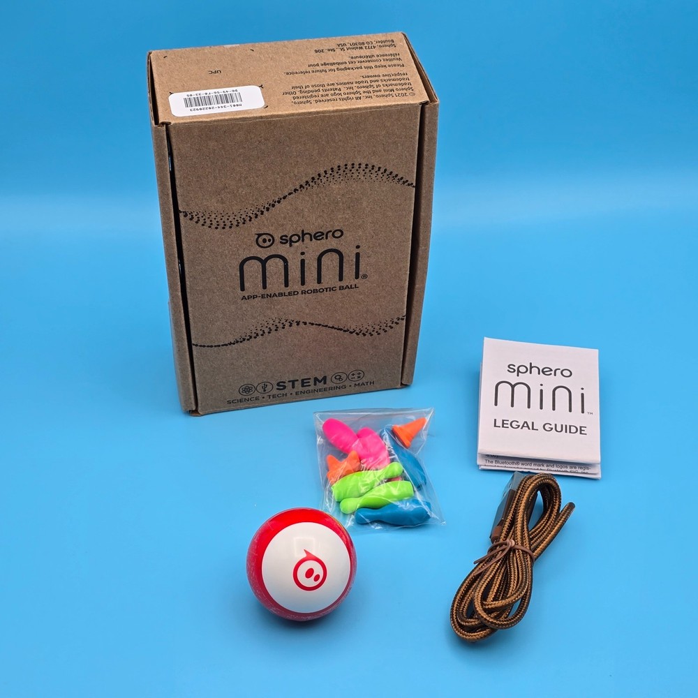 Sphero MINI App-Enabled Robotic Ball Red/White Model: M001 Open Box