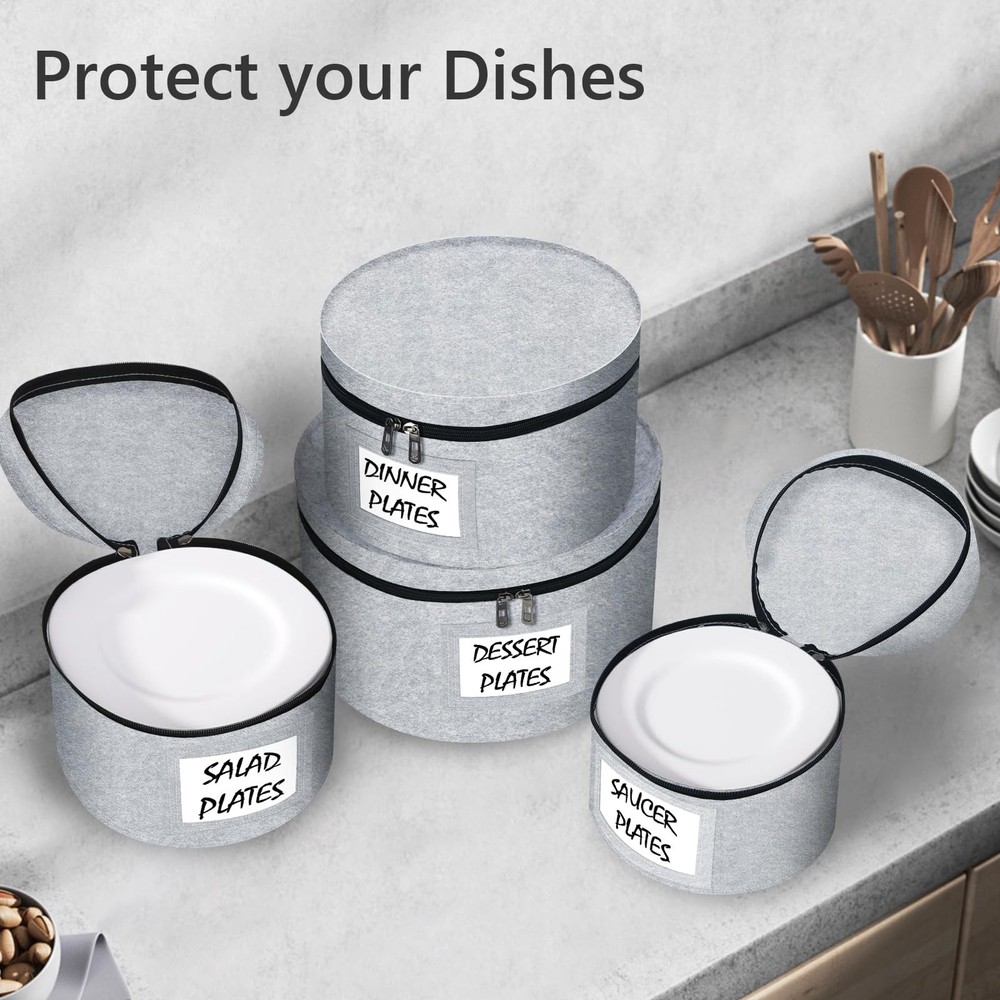 China Storage Containers 4 Piece Set Moving Boxes for Dinnerware Stackable Mo...