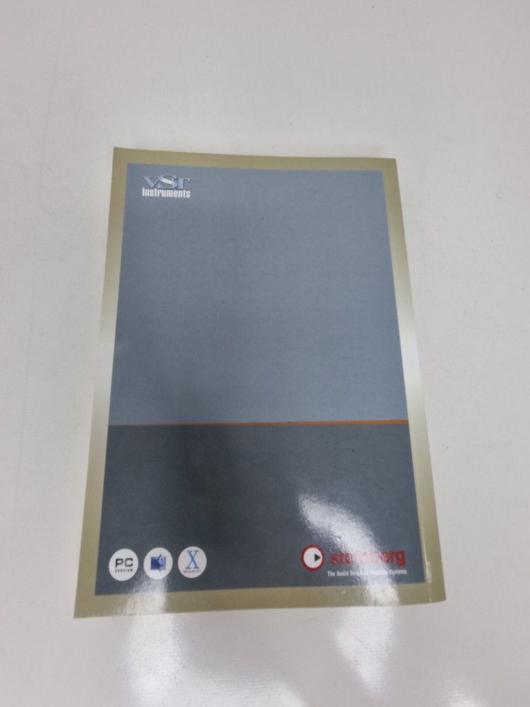 Steinberg Xphraze Ultimate Synthesizer SoftwareOperation Manual Book PC