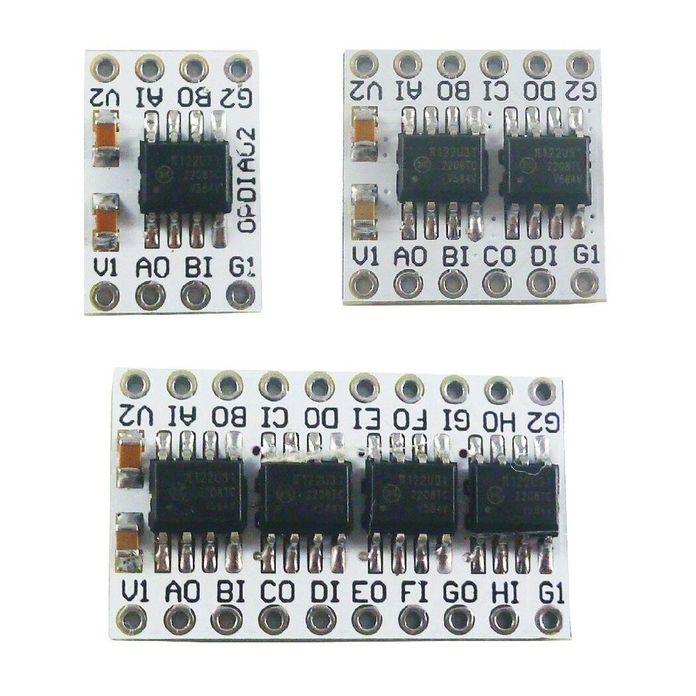 2-8CH DC 3.3V 5V Digital Isolation Communication Module TTL LvTTL Level Converte