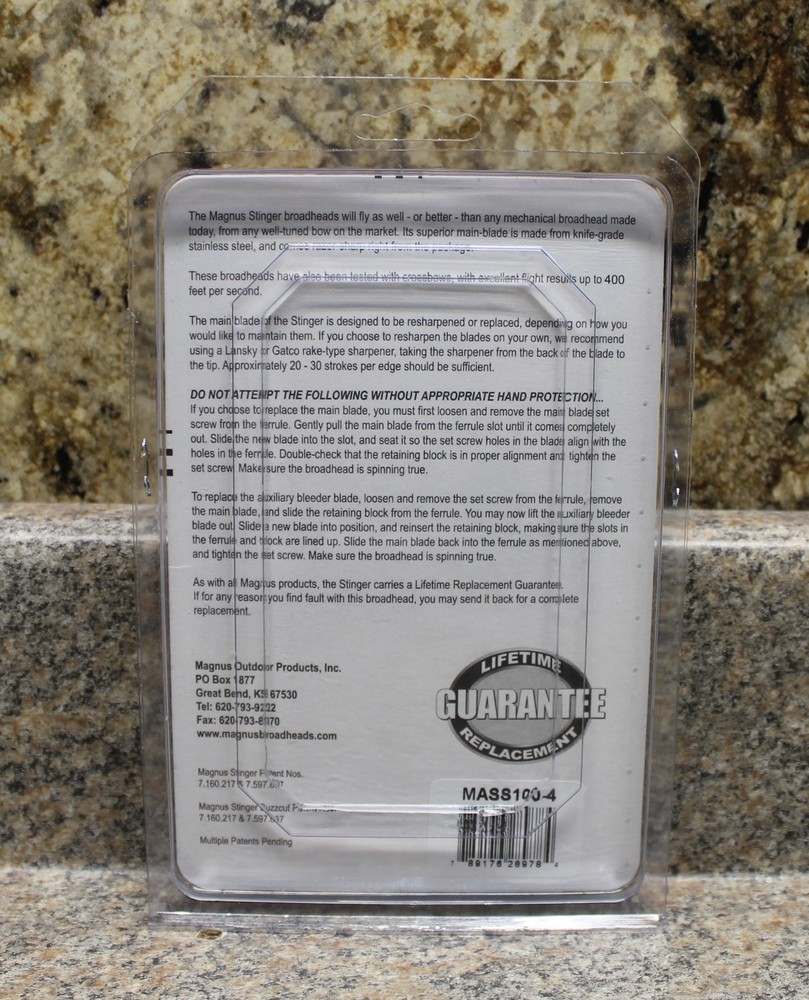 Stinger Broadheads 100GR (MASS100-4)
