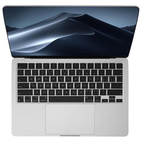 2 PCS Keyboard Cover Skin, Keyboard Protector Compatible with MacBook Clear