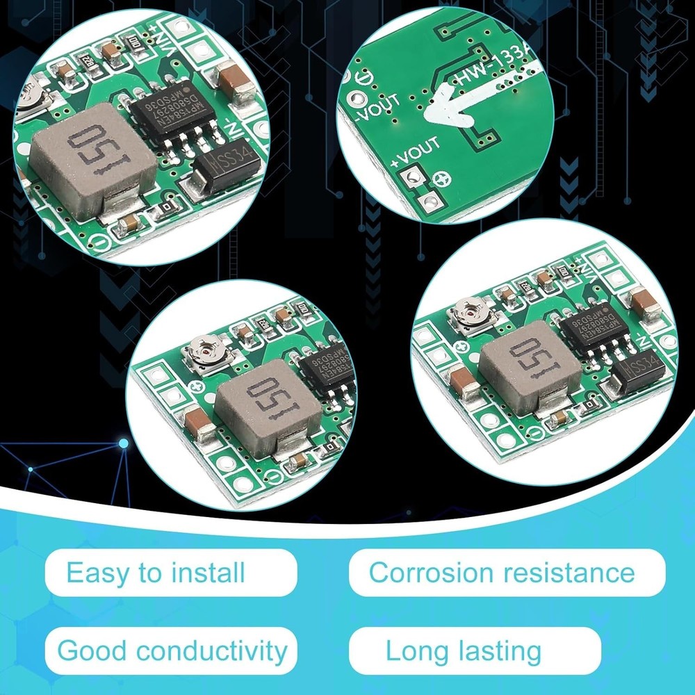 Versatile 36 Pack MP1584EN DC-DC Buck Converters: Ideal for Electronics Projects