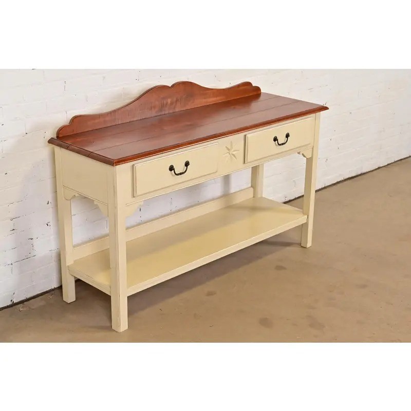 Ethan Allen American Colonial Maple Sideboard Buffet Server or Console Table