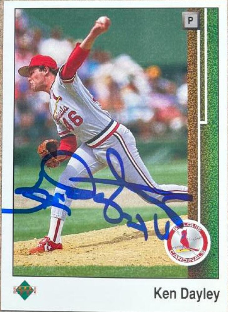 Ken Dayley Autographed 1989 Upper Deck #114