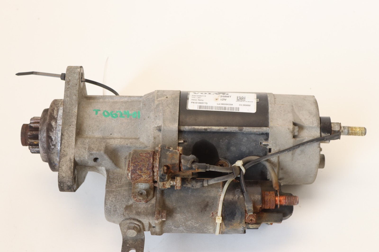 2019-2023 VOLVO VNL 760 D13 12.8L ENGINE STARTER MOTOR 22398219 DELCO OEM