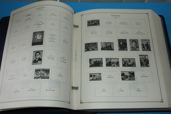 Scott International Blue Stamp Album 1940-1949 Pt 2A/2B Dustcover BlueLakeStamps