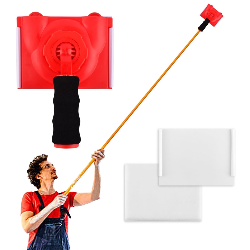 Paint Edge Trimmer with 2 Replace Pads, Walls and Ceilings Pad Painter with G