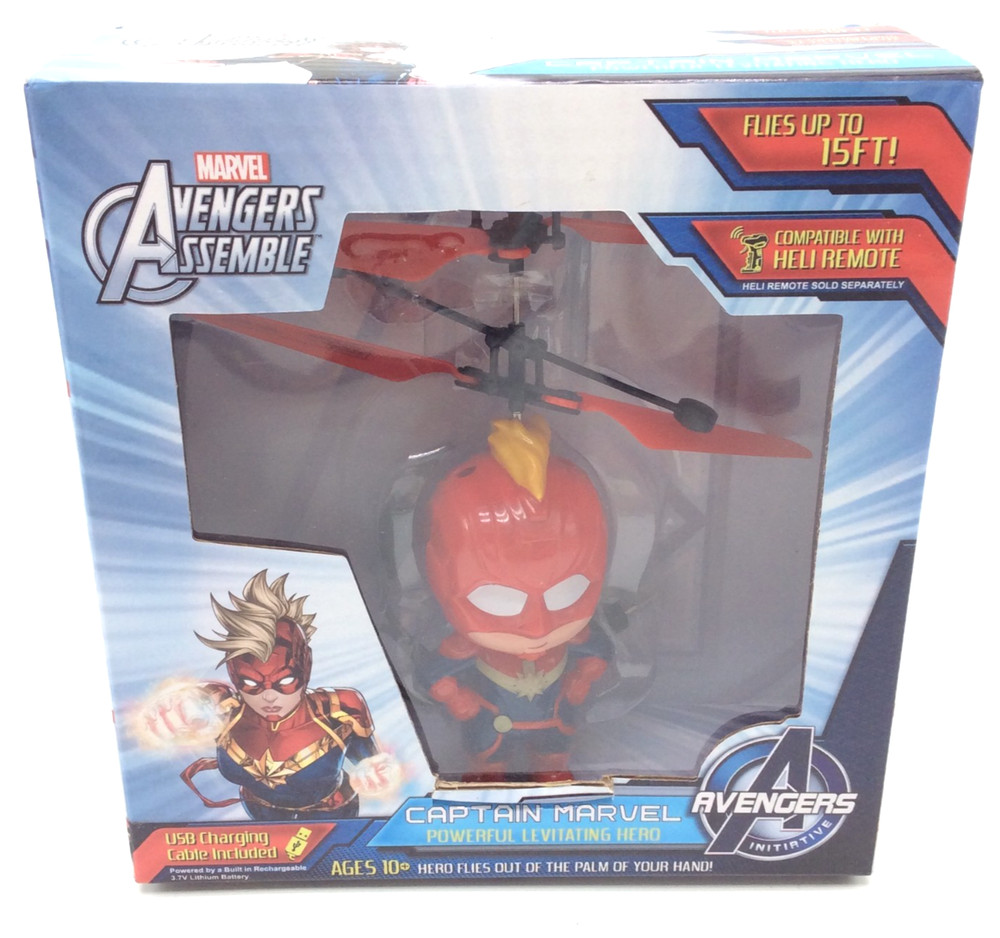 Marvel Avengers Assemble: CAPTAIN MARVEL Powerful Levitating Hero